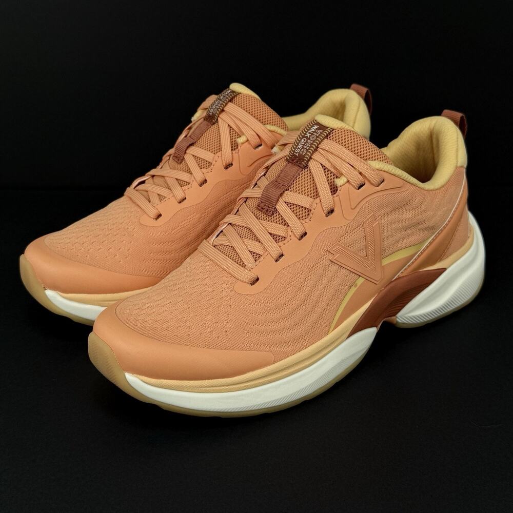 Vionic Walk Quest Women’s Size 6 Coral Comfort Sneakers New